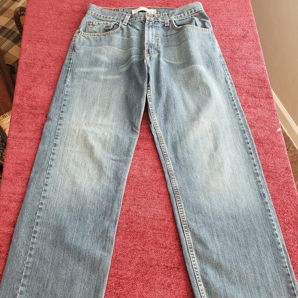 Men's Levis 360 Loose Straight Jeans (size 31×32